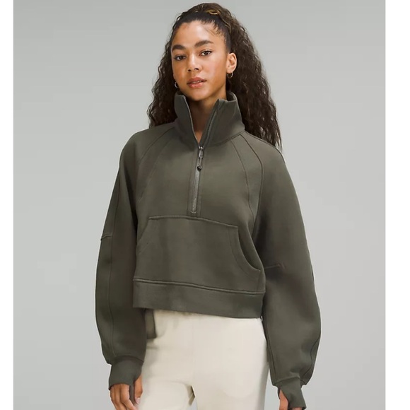 lululemon athletica Tops - Lululemon Scuba Funnel Neck Half Zip